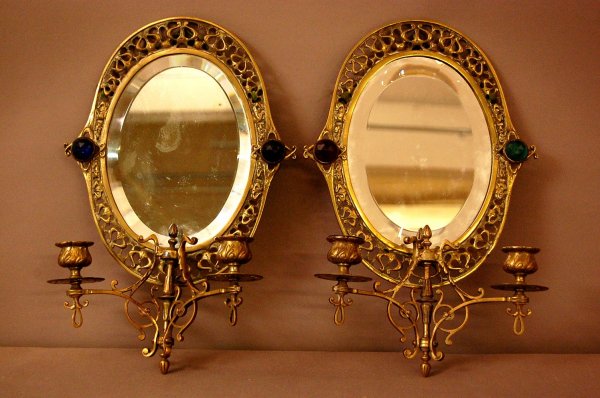 Early Brass Sconces