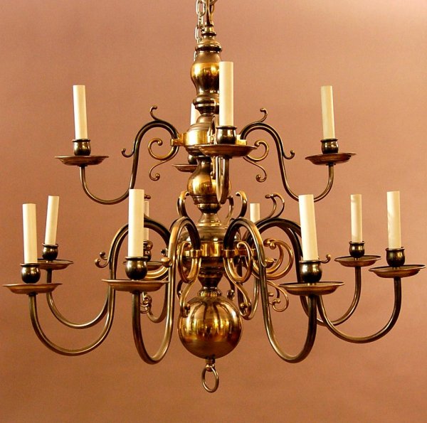 Chippendale Style Double Tier Chandelier