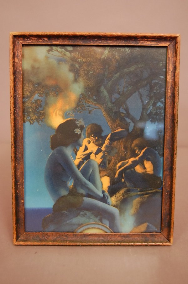 "Primitive Man" Maxfield Parrish Print Edison Mazada: "Primitive Man" Maxfield Parrish Print Edison Mazada Edition ca. 1921