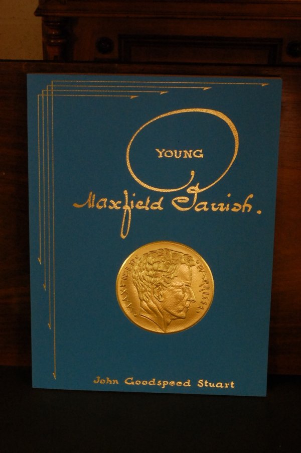 Young Maxfield Parrish by John Goodspeed Stuart Pa: Young Maxfield Parrish by John Goodspeed Stuart Paper back books, Out of Print, 10 cases approximately 420 books