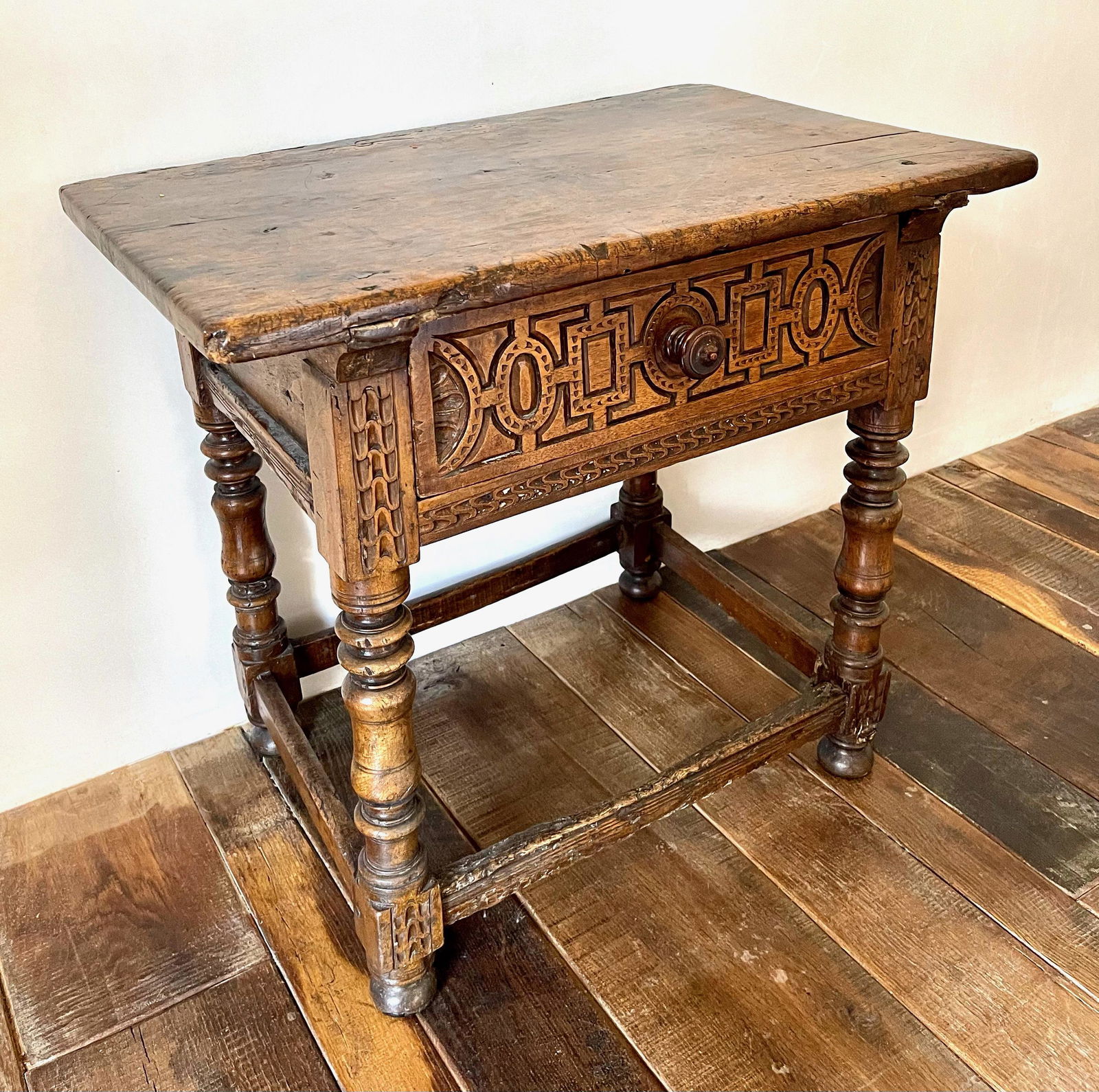 Spanish Walnut Side Table (1 of 2)