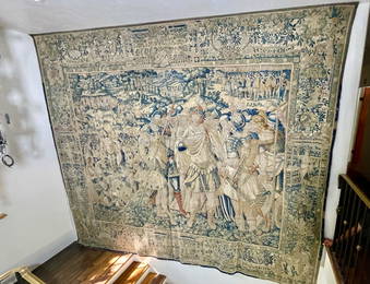 Flemish Wool and Silk Tapestry