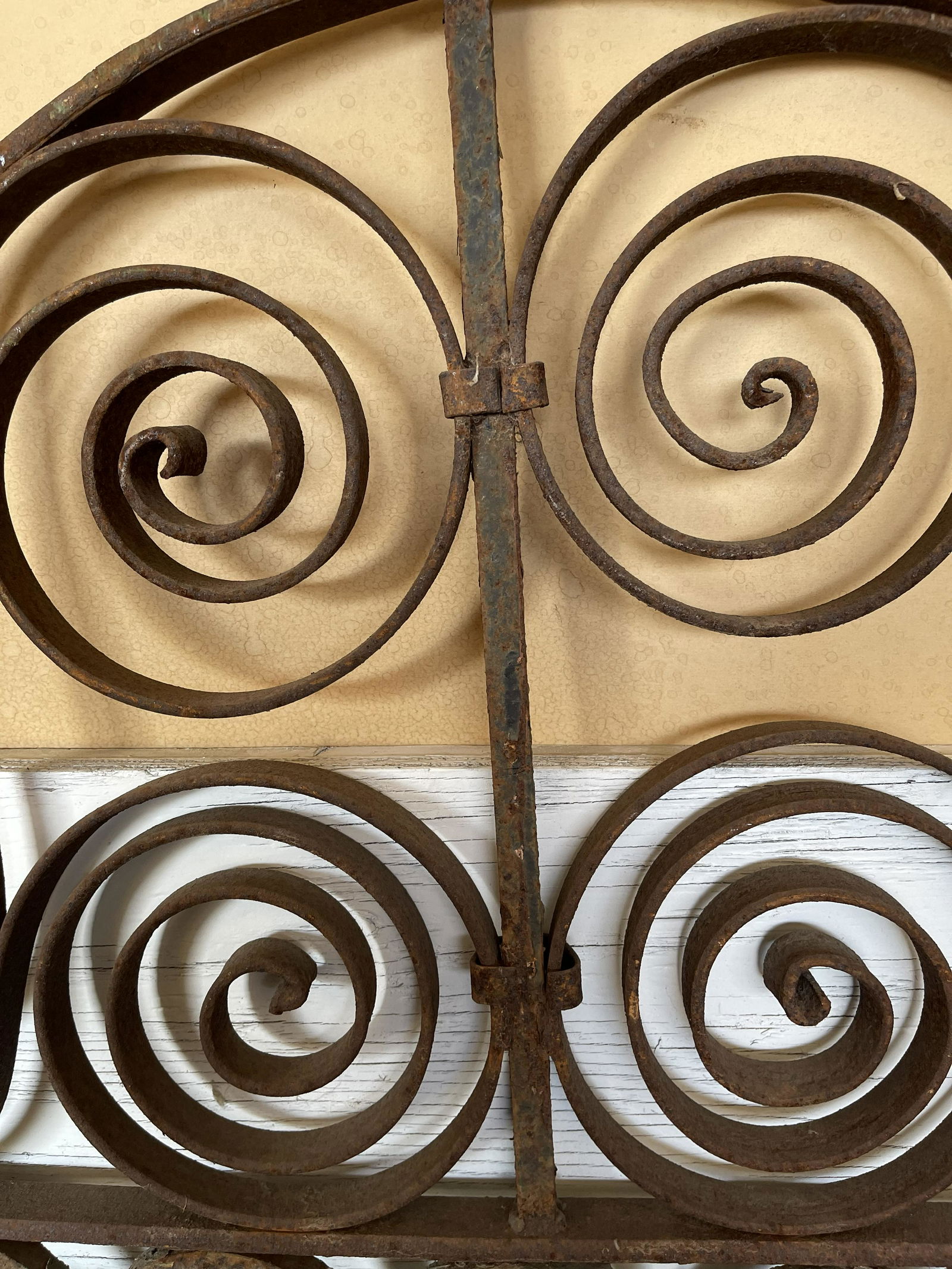 Pair of Thick Wrought Iron Gates/Window Guards (1 of 2)