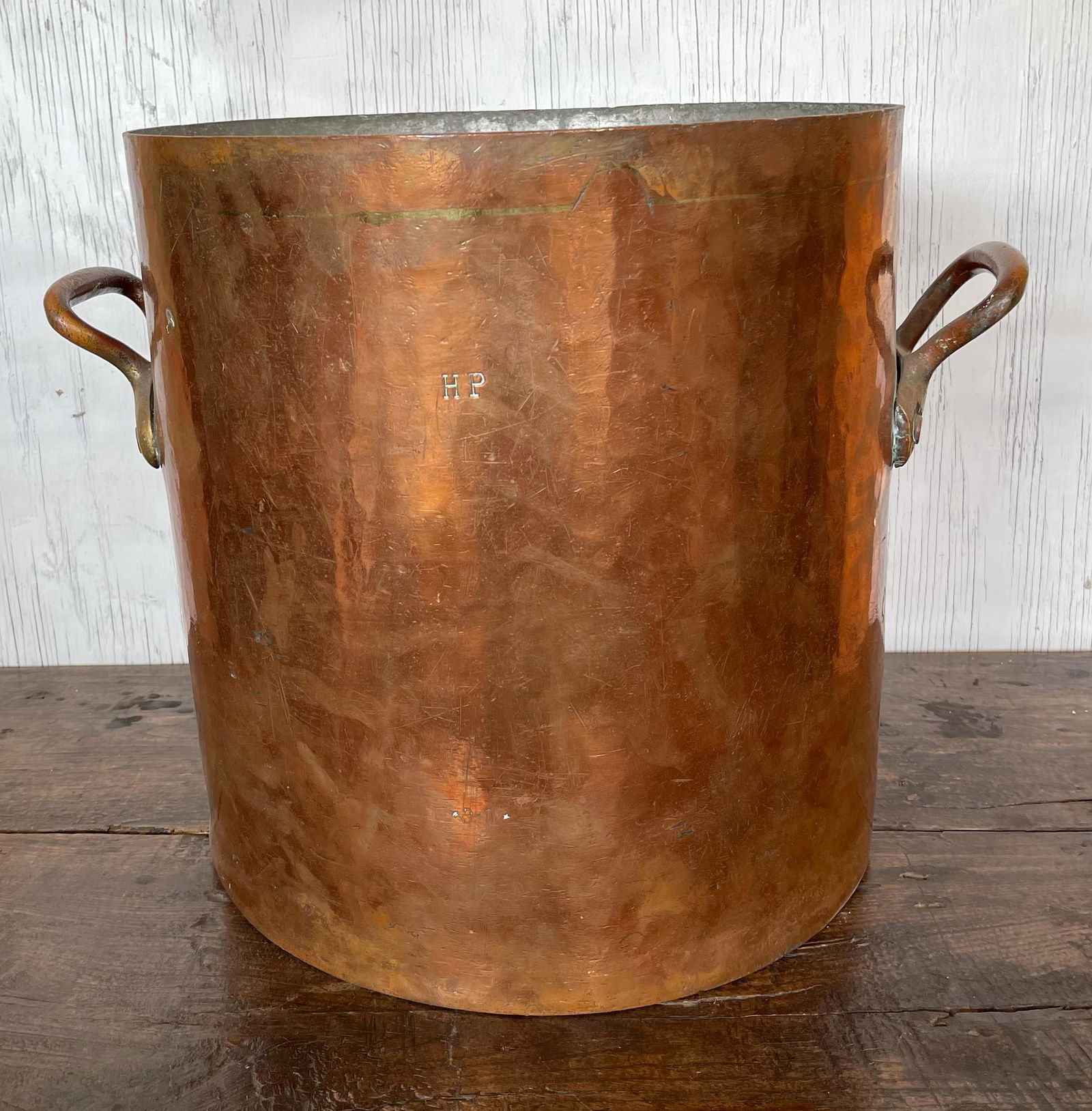 Huge French Dovetailed Copper Stockpot (1 of 5)