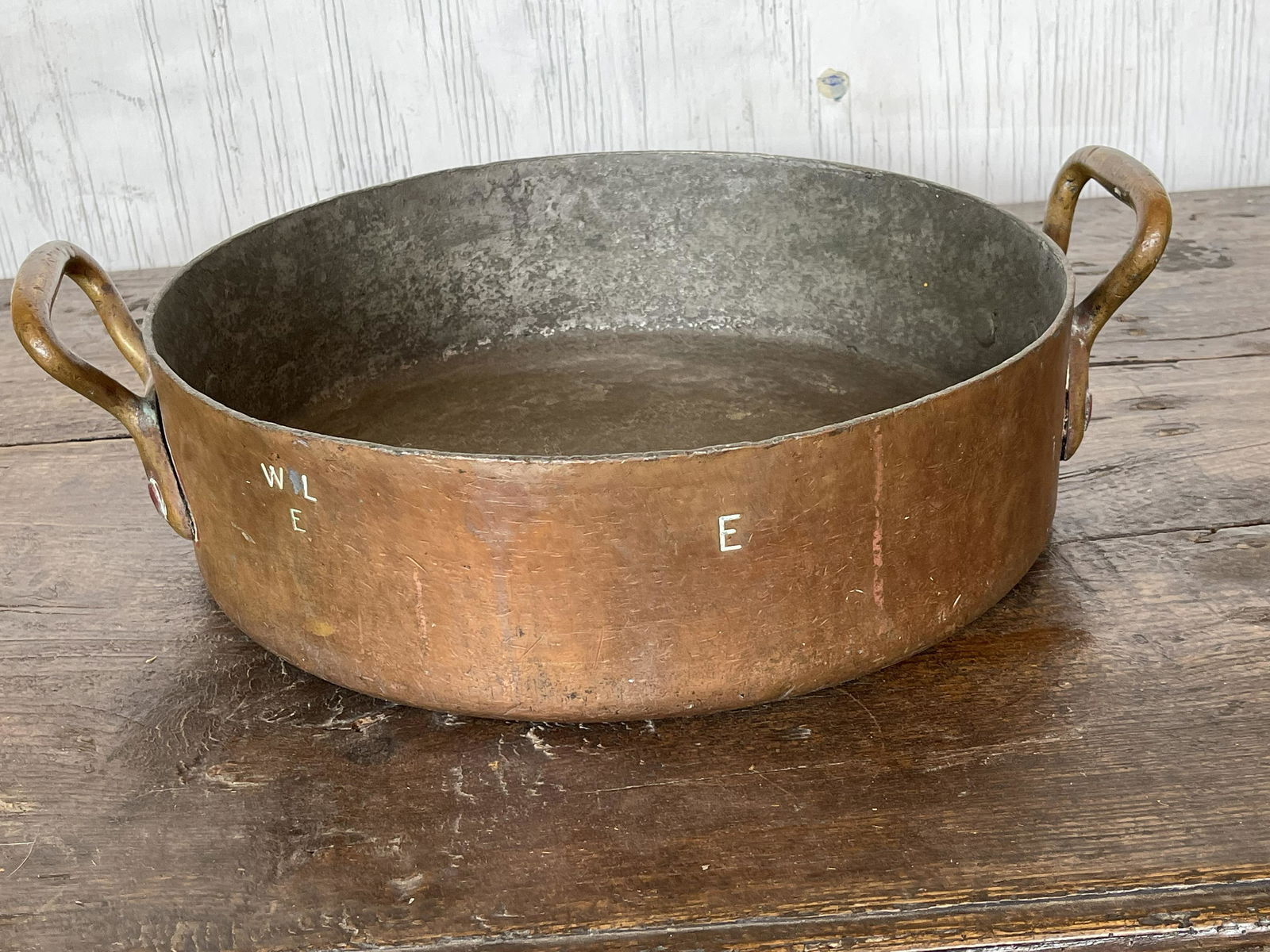 Large French Copper Pot with Bronze Handles (1 of 4)