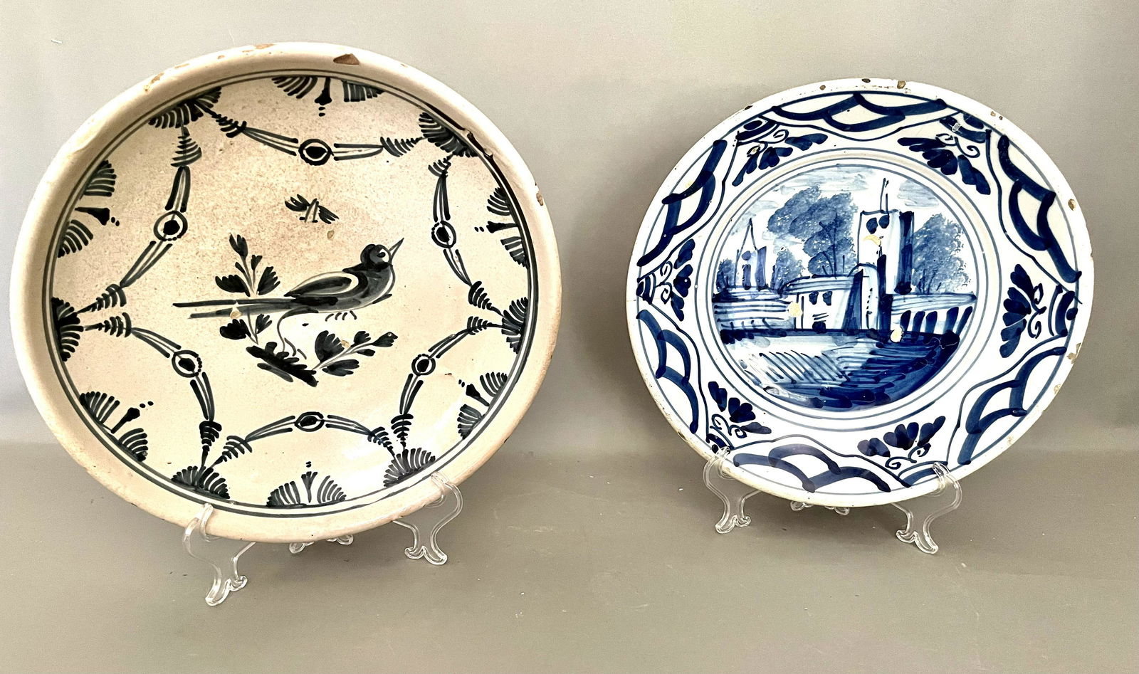 Two Dutch Delft Deep Bowls (1 of 4)