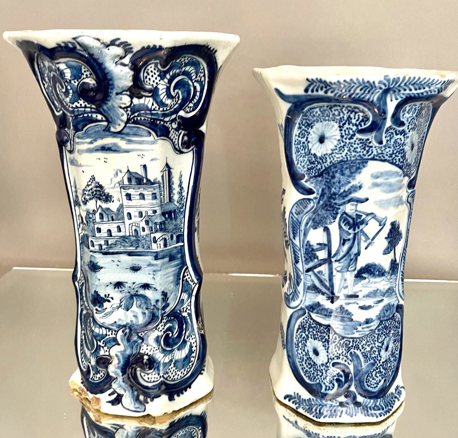 Two Blue & White Vases (1 of 5)