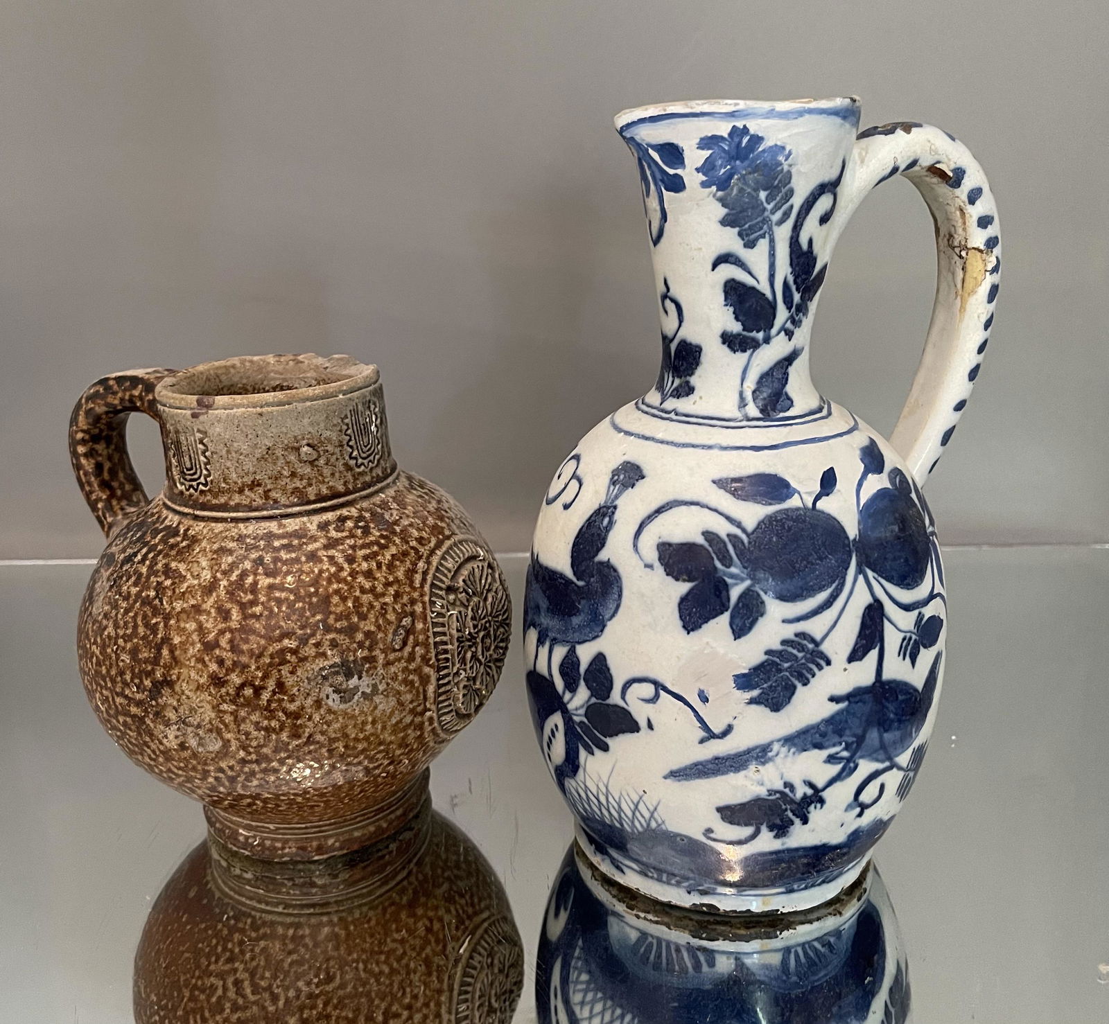 Small Bellarmine Jug & Delft Pitcher (1 of 5)