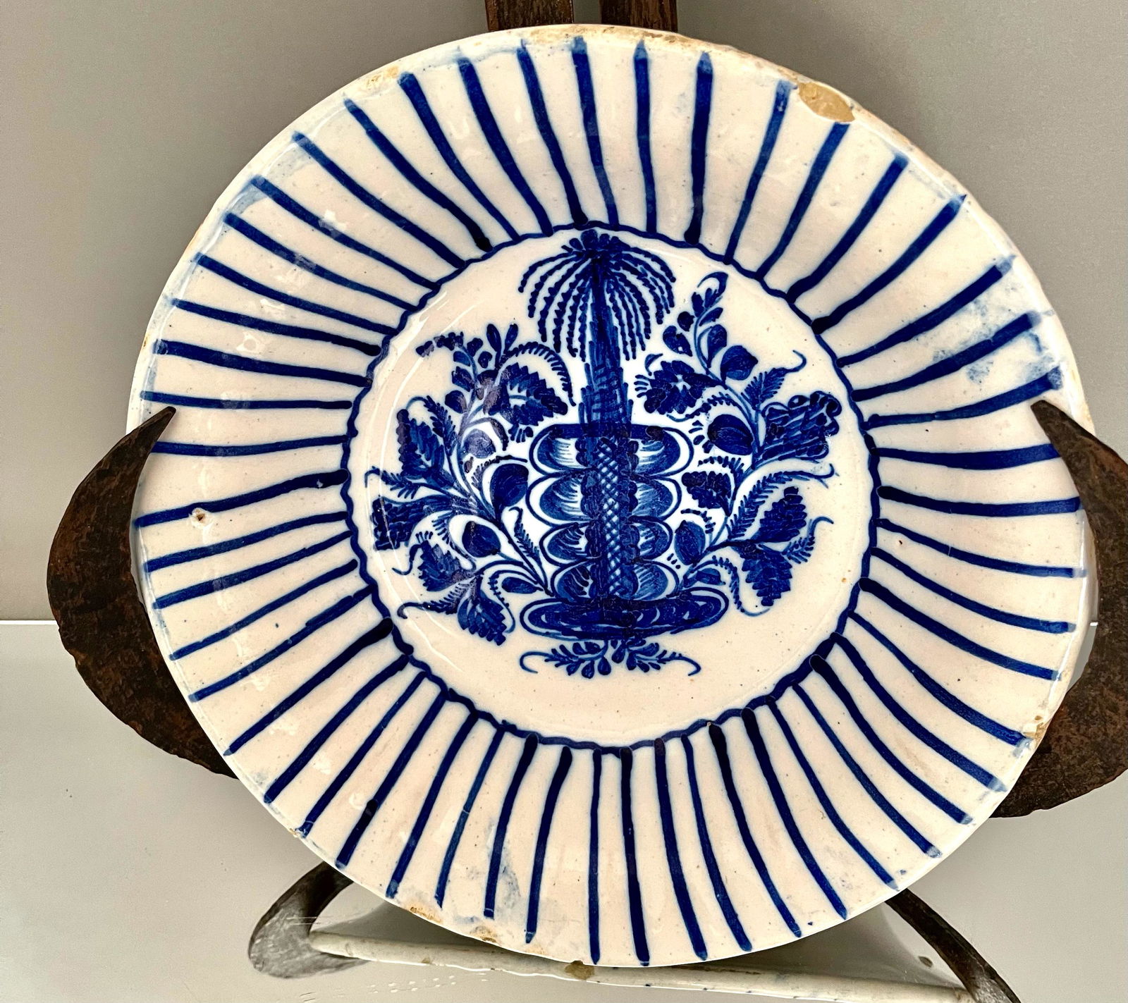 Blue & White Dutch Delft Bowl (1 of 2)