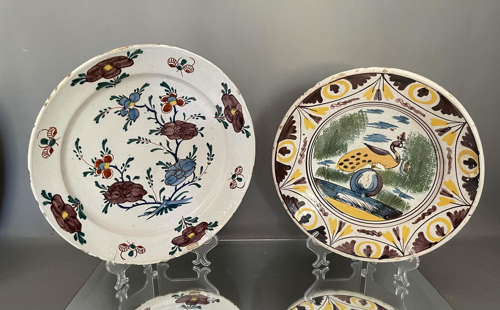 Two Bowls; One Dutch Delft; One Magolica (1 of 4)