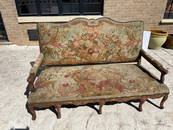 Period Regence Carved Giltwood Sofa