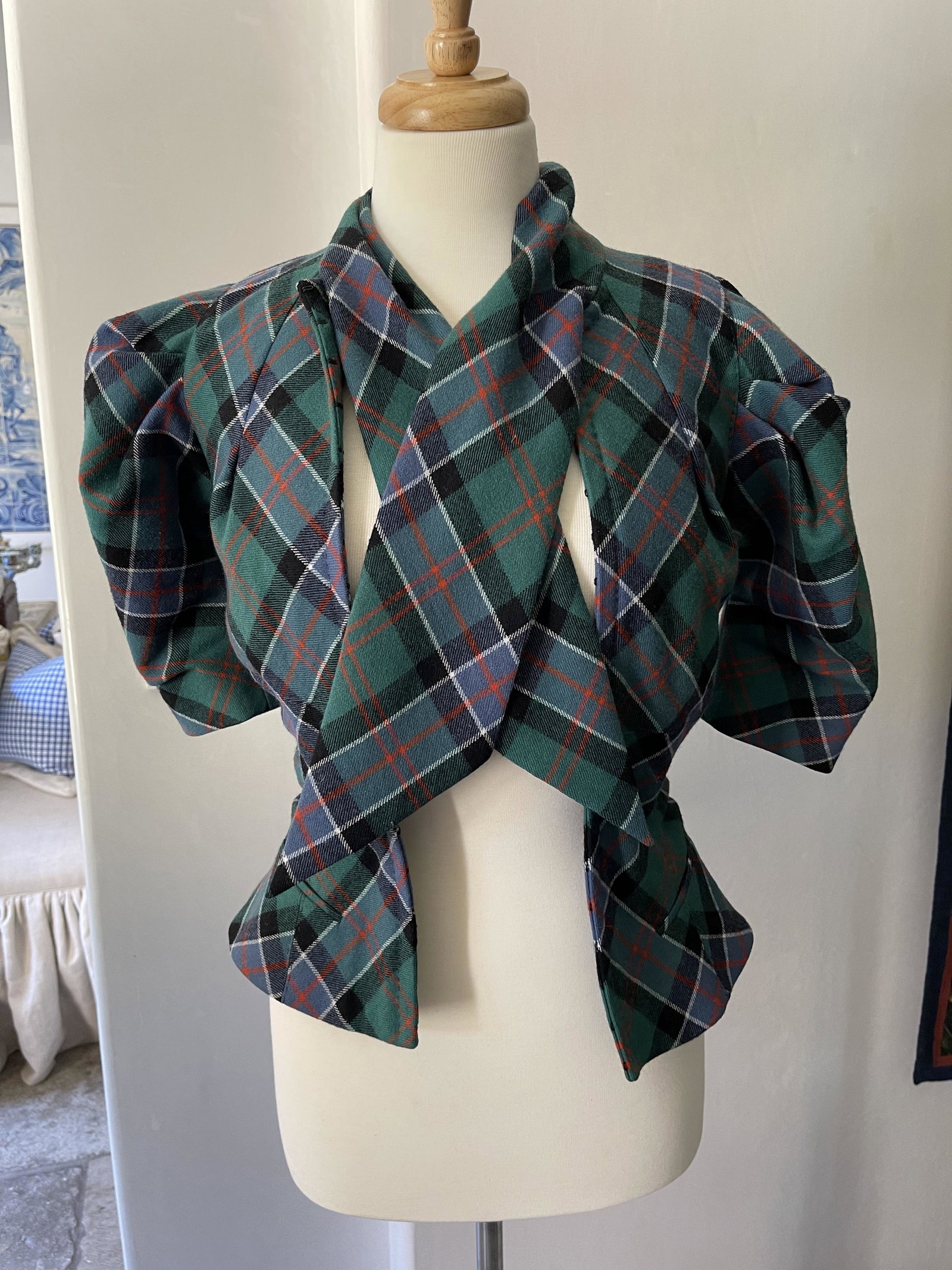 Louis Vuitton Paris Tartan Plaid Wool Jacket (1 of 4)