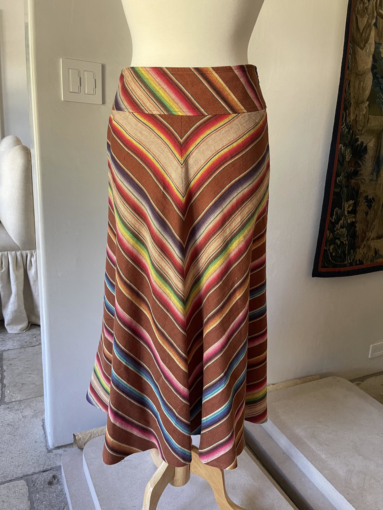 Ralph Lauren Cotton Navajo Print Maxi-skirt (1 of 5)