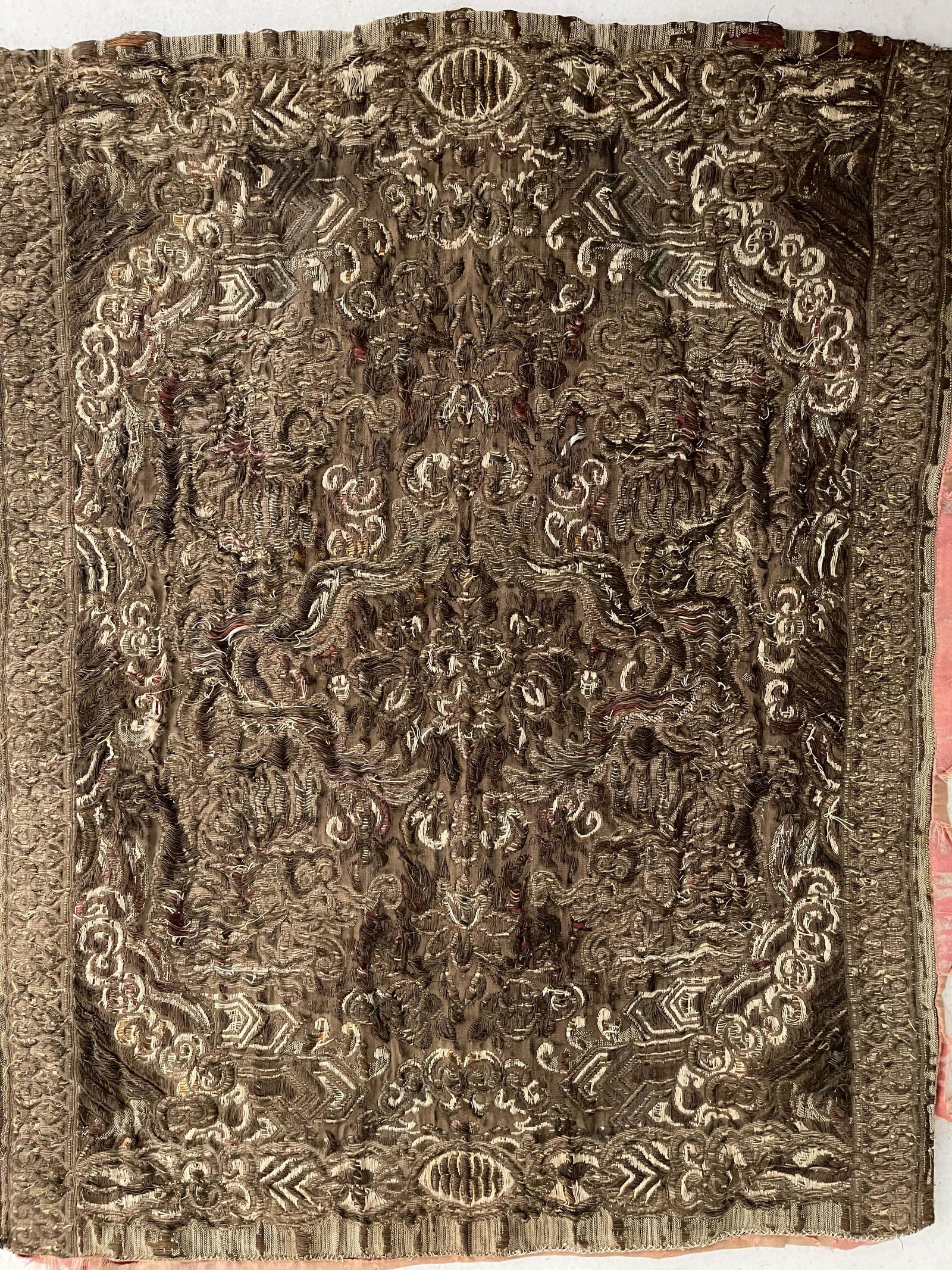 French Embroidered Textile (1 of 1)