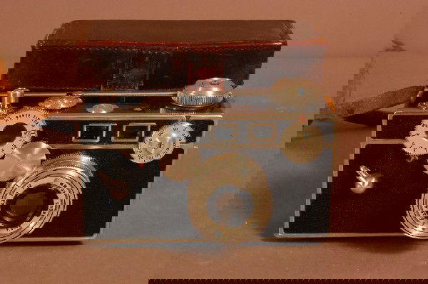 1950's Camera: Argus Camera & Case. Ca. 1950's