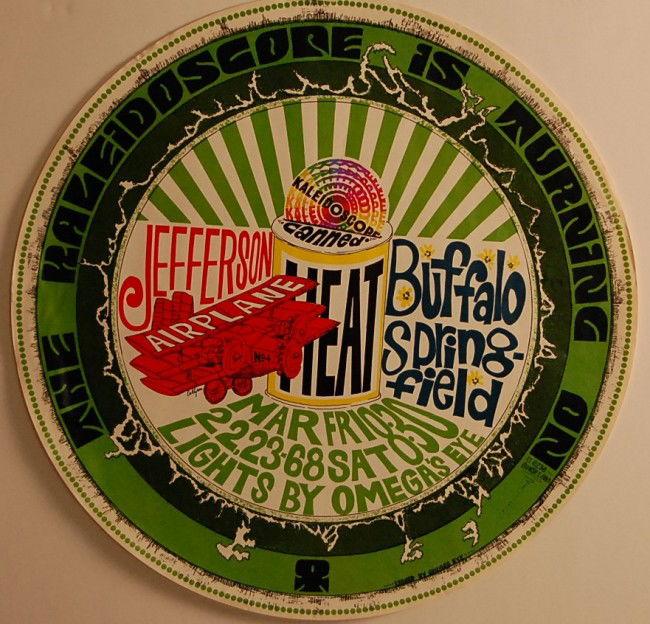 2 Posters..Jefferson Airplane Kaleidoscope and Mop: 2 Posters..Jefferson Airplane Kaleidoscope and Mopy Grape 11" t x 27" w