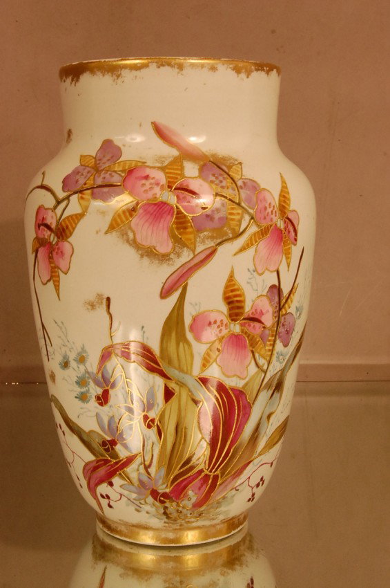 Royal Bonn Porcelain Vase "Orchards" Hand Painted : Royal Bonn Porcelain Vase "Orchards" Hand Painted Signed Bonn 10" x 7"