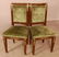 172: Pair of French Empire style side chairs. Classic