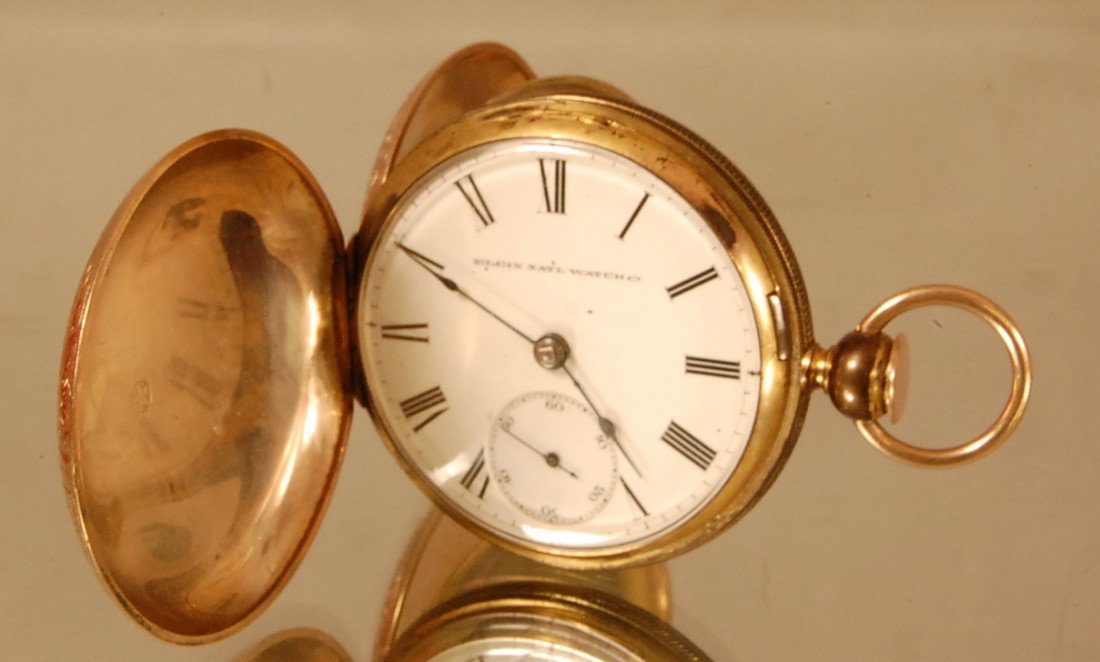 Elgin Hunting Case Pocket watch Ca. 1900: Elgin Hunting Case Pocket watch Ca. 1900