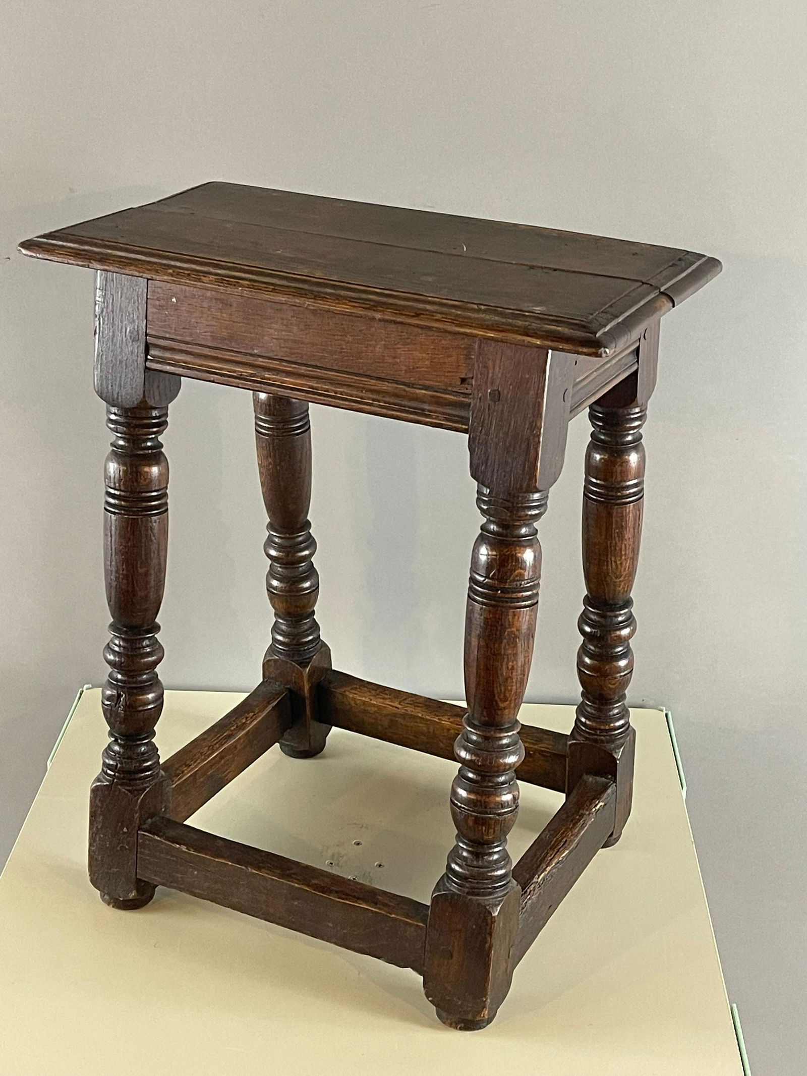 18th Century William and Mary Period Jointed Stool (1 of 3)