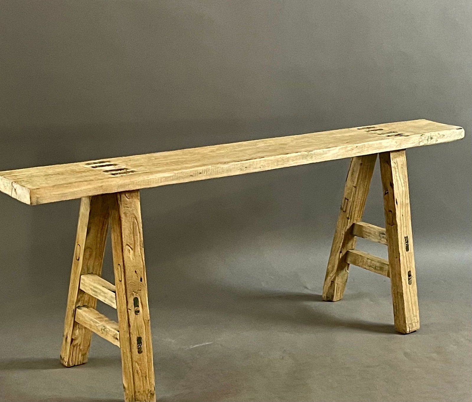 Vintage Wood Country Bench (1 of 1)