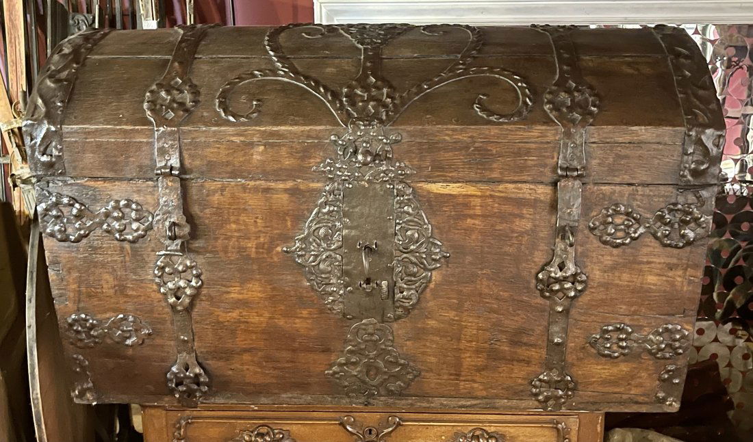 18th Century German-French Baroque Trunk (1 of 5)