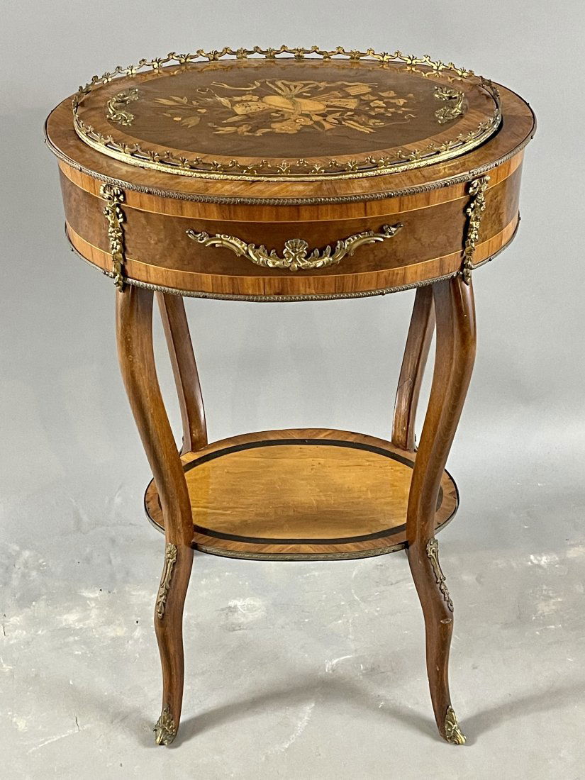 French Louis XV Marquetry Jardienier (1 of 3)