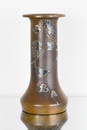 Otto Heintz Sterling on Bronze Overlay Arts and Crafts Vase