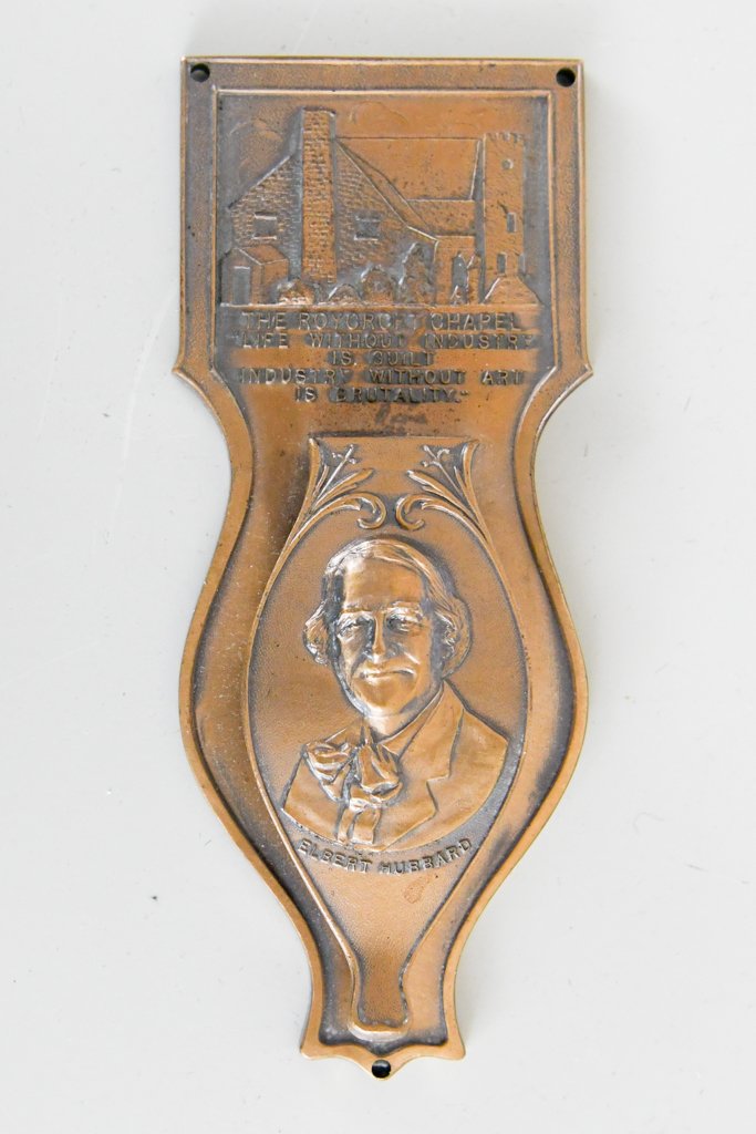 Roycroft Elbert Hubbard Bronze Door Knocker (1 of 3)