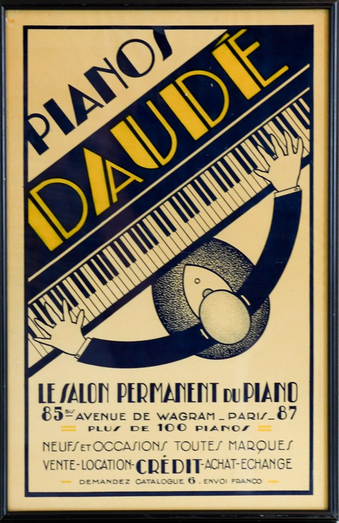 Andre Daude "Pianos Daude" Poster (1 of 3)
