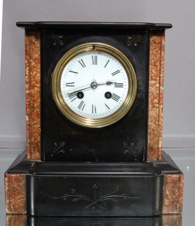 French Marble & slate clock