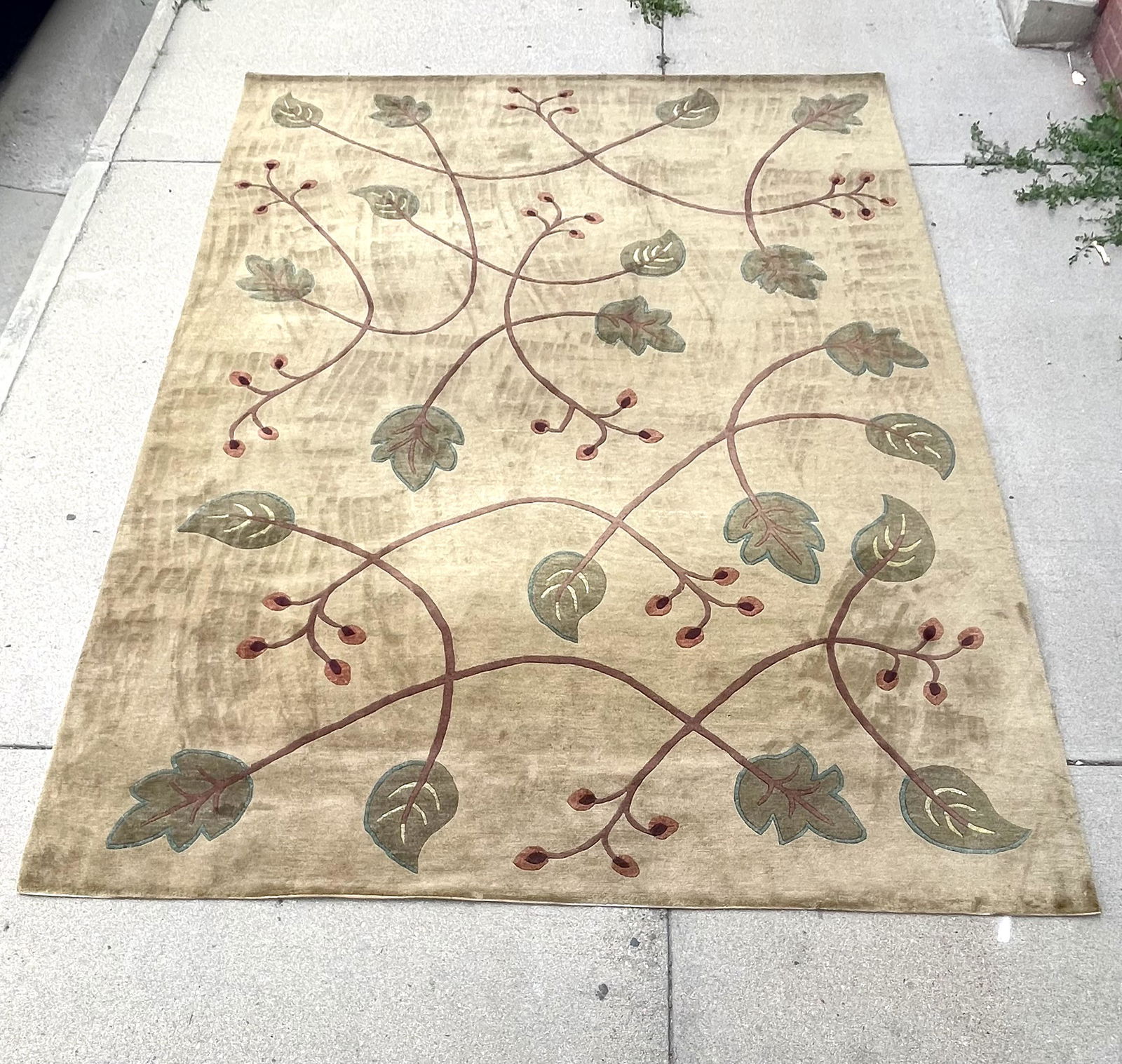 Stickley Designer Rug Falling Leaves Pattern