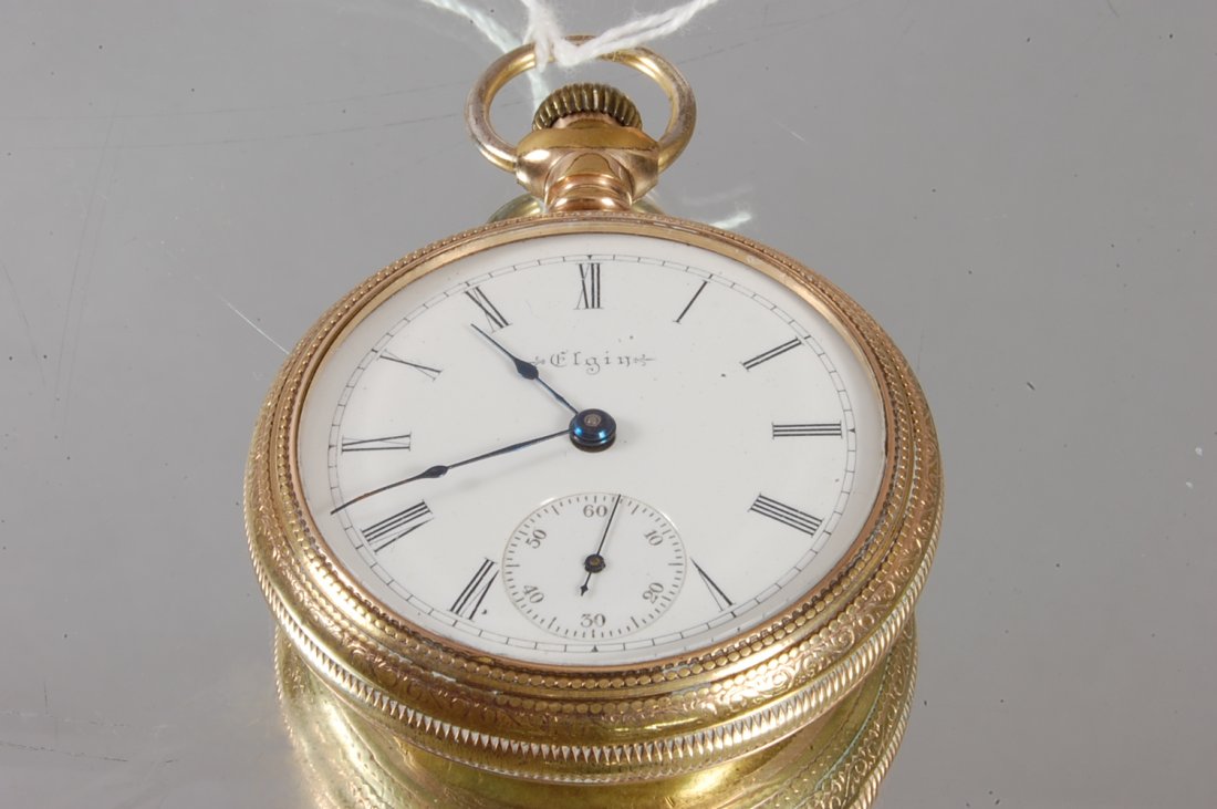 Elgin 7 Jewel Pocket Watch: Serial # 9160019 Ca. 1900