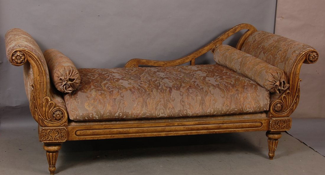 French Provencal Style Day Bed: 39" t x 93" w x 38" d