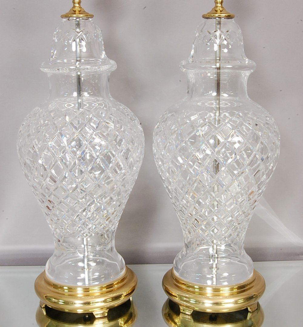 34 Waterford Crystal Lamps