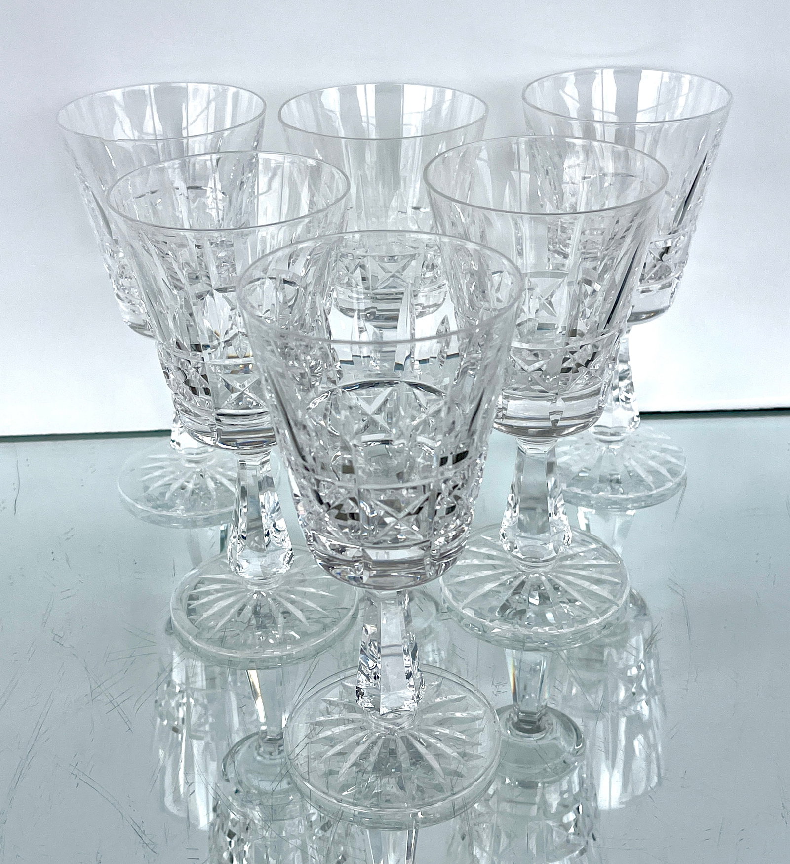 Set of six Waterford Crystal Water glasses (1 of 2)