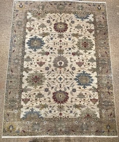 Semi-Antique Persian Oushak