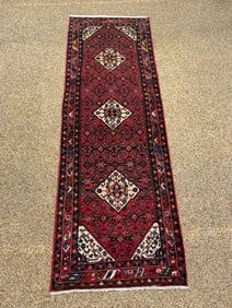 Semi Antique Persian Hamadan Runner