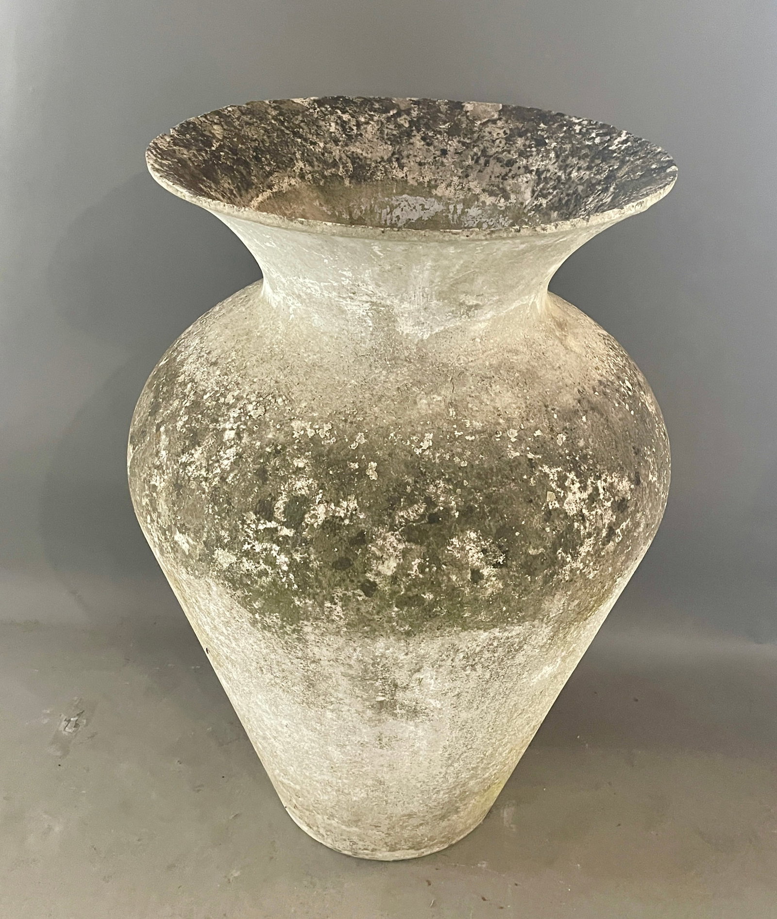Monumental Willy Guhl Concrete Vase (1 of 2)