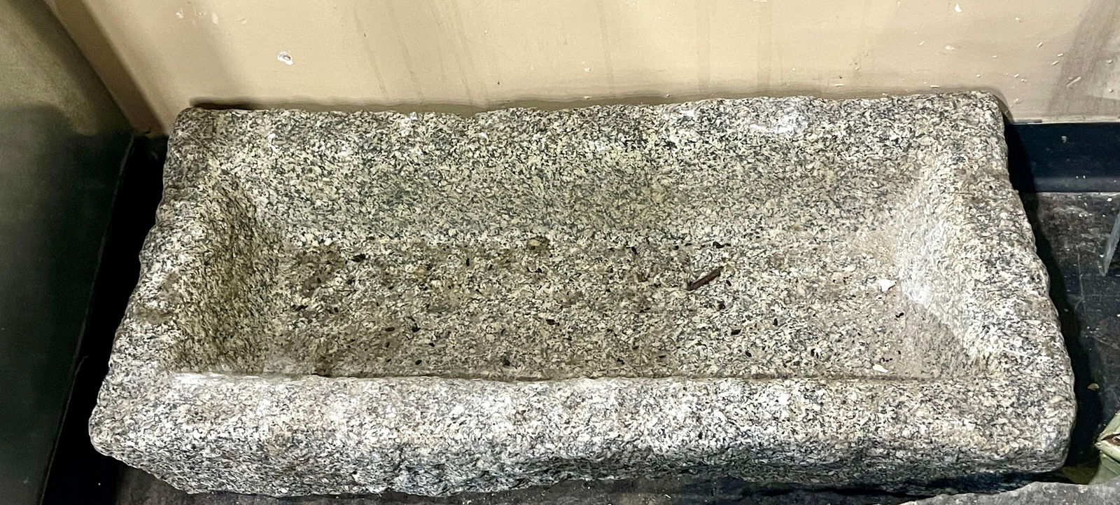 French 19th Century Lime Stone Trough (1 of 2)