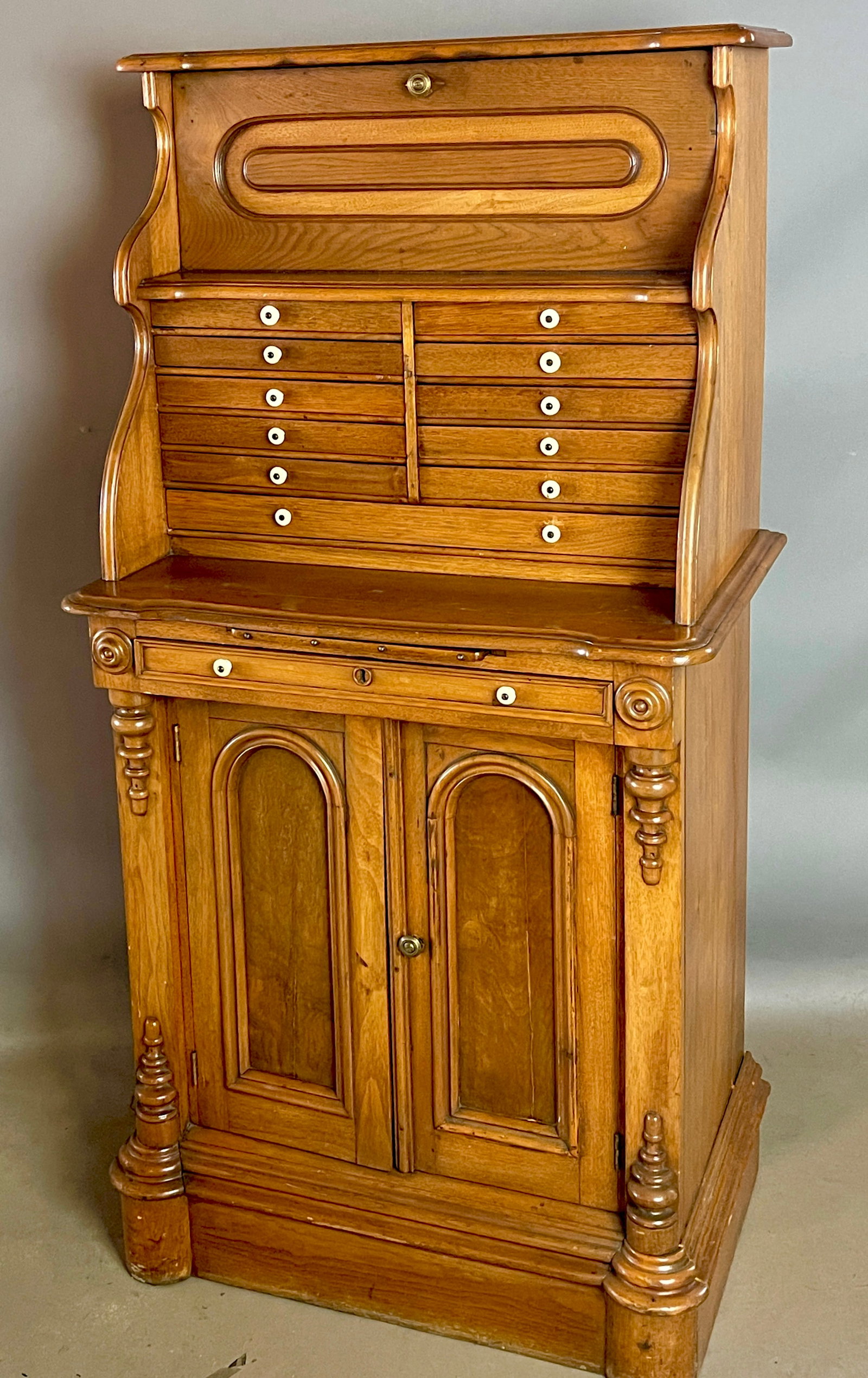 Early American Walnut Dental Cabinet (1 of 4)