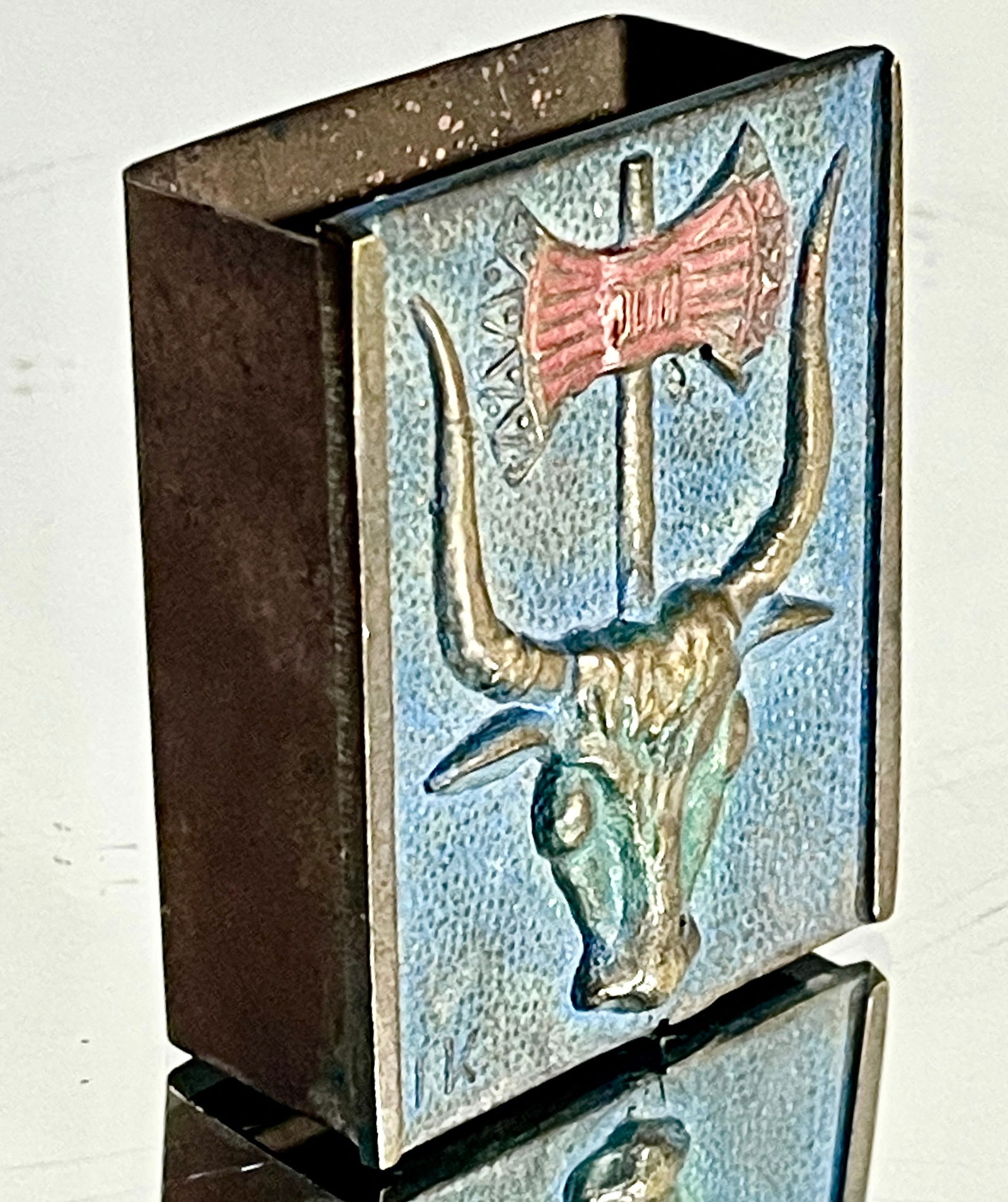 Vintage Brass Match Holder (1 of 2)