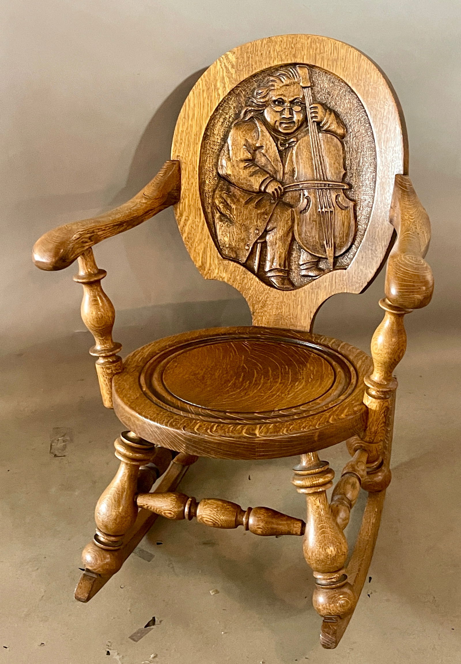 American George Arndt Arts & Crafts Rocking Chair (1 of 4)