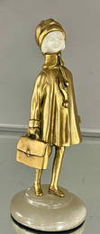 D.H. Chiparus Child Bronze Sculpture