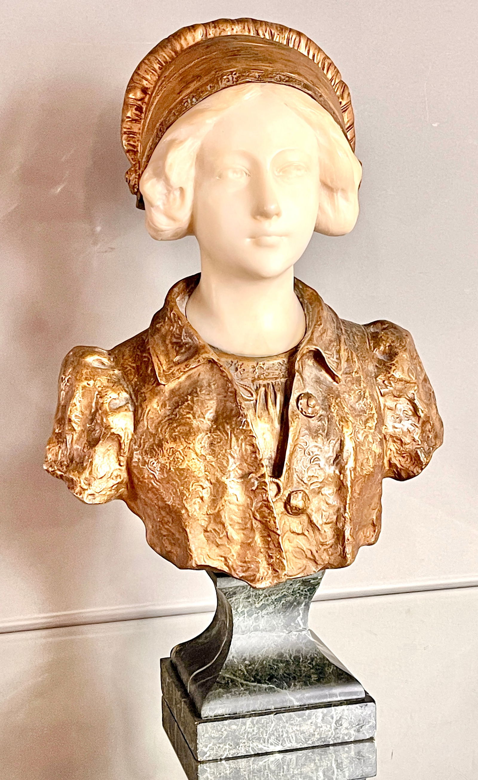French-Italian Art Nouveau Bust (1 of 6)