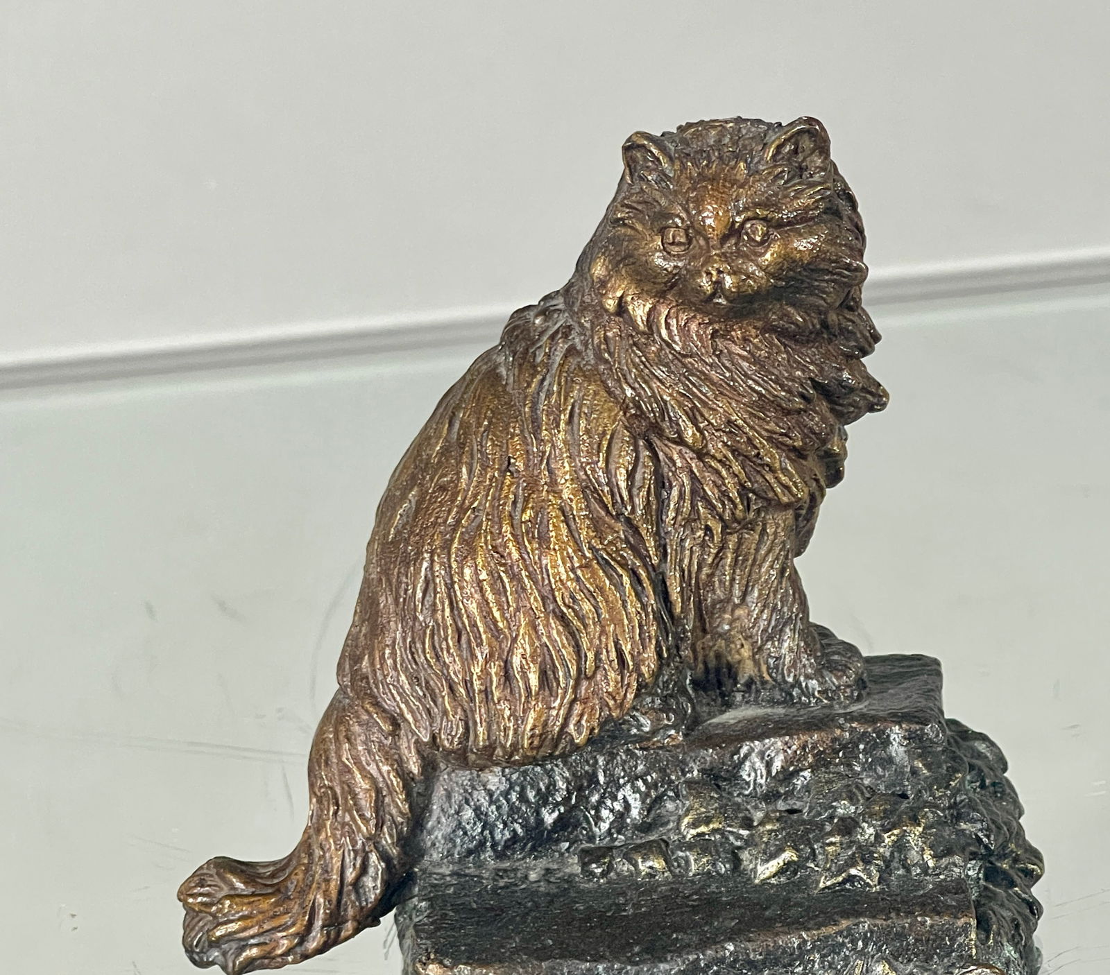"Ronnen" Paris 1892 Bronze Cat (1 of 3)
