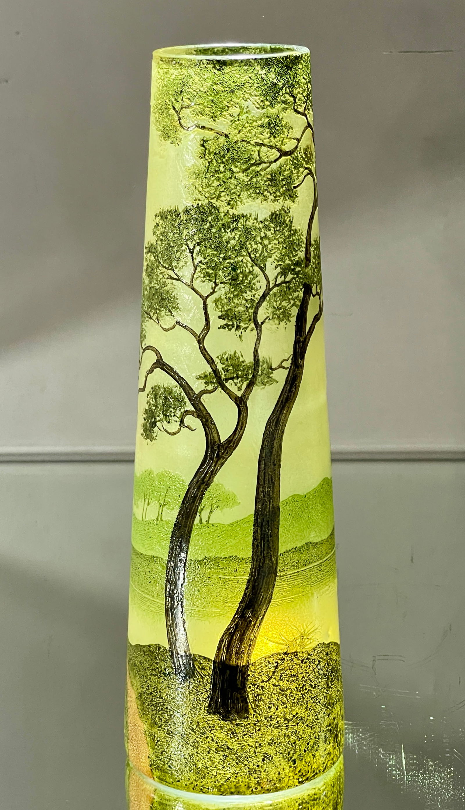 Louis Valtat、VASE、海外版超希少レゾネ、新品額付 Art Nouveau Loetz Glass Vase
