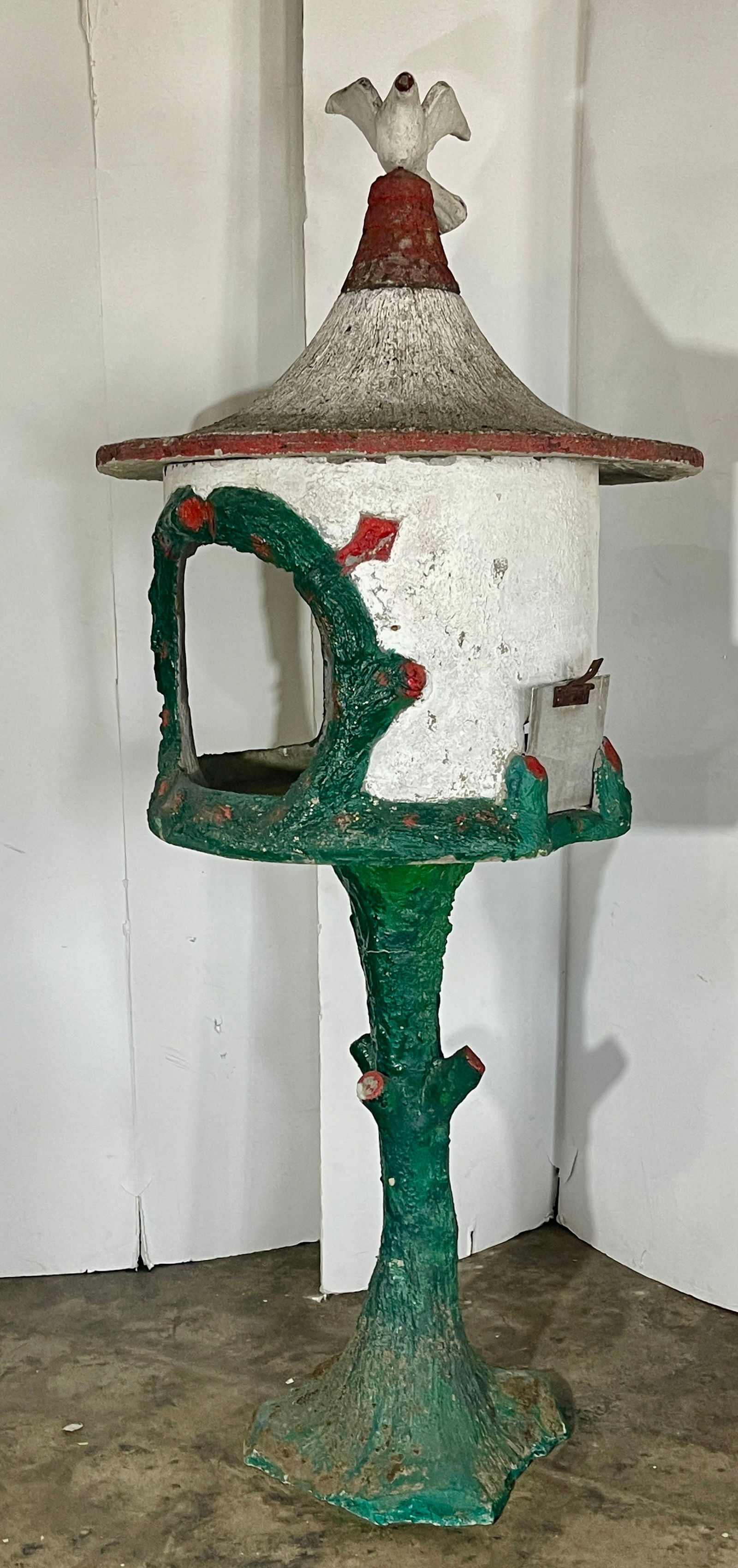 French Faux Bois Rare Bird House (1 of 2)