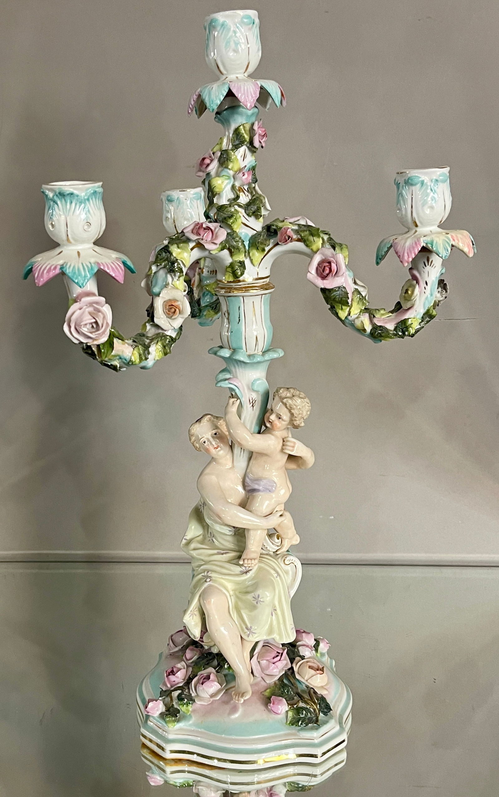 German Dresden Figural Candelabra (1 of 6)