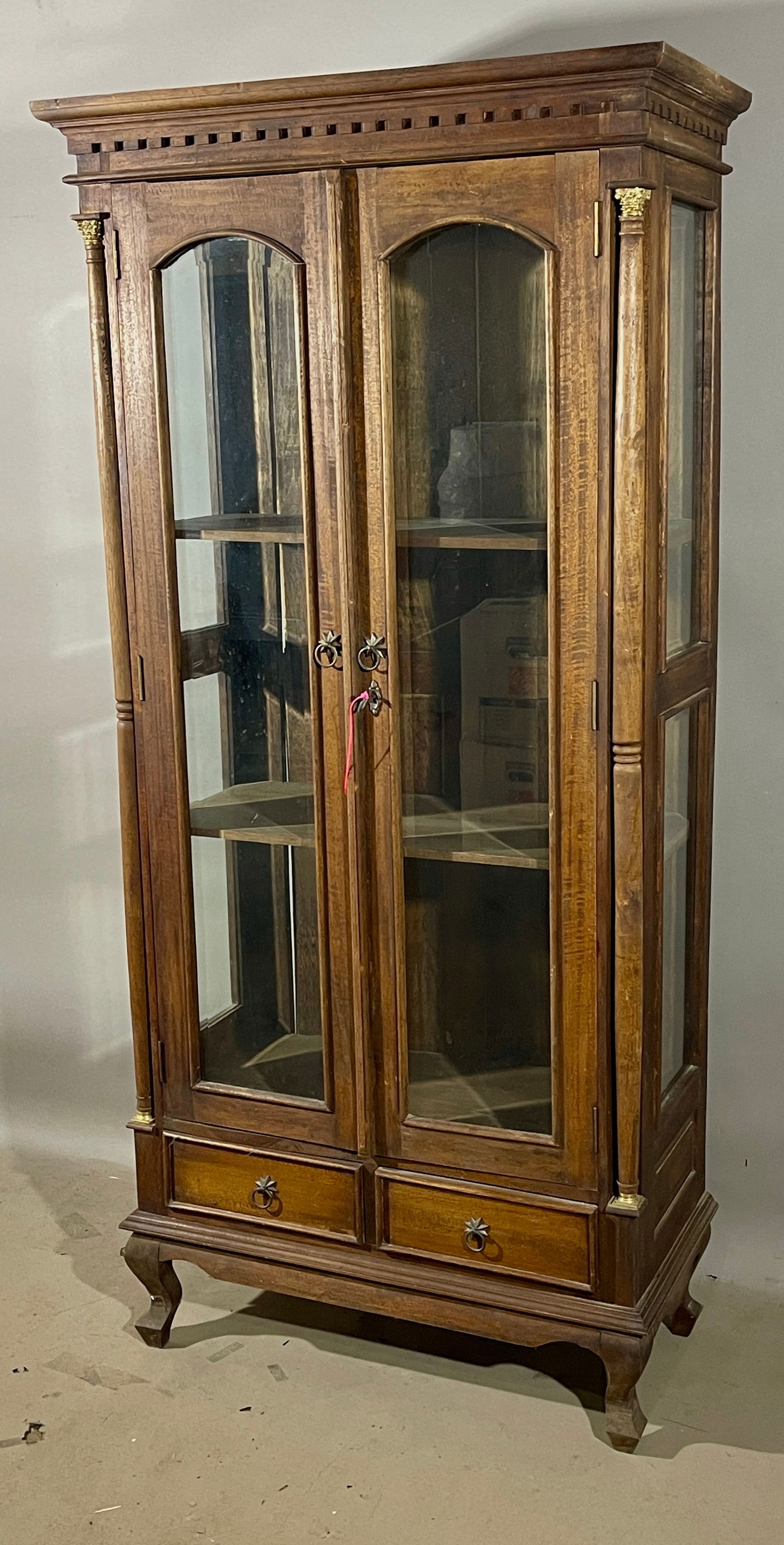 Dutch Colonial Mid-Century Style 2 Door Bookcase (1 of 3)